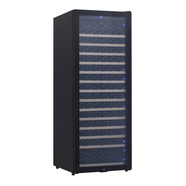 Single Zone Large Premium Wine Cooler with Beech Wood Shelving - Very Quiet