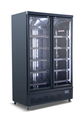 CS-BD126 Upright Commercial 2 Glass Doors Drinks Refrigerator