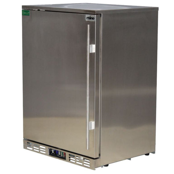 Quality Outdoor Rhino Stainless Steel 1 Door Solid Stainless Bar Fridge