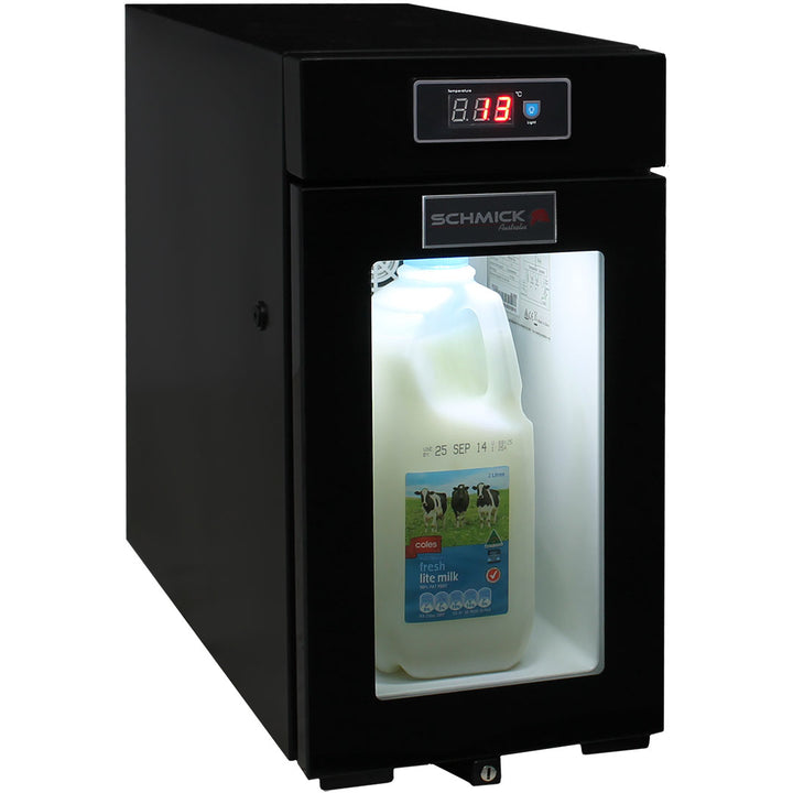 Mini Bar Fridge Made For Milk Storage Under 4°C - For Use With Coffee Machines 9Litre 